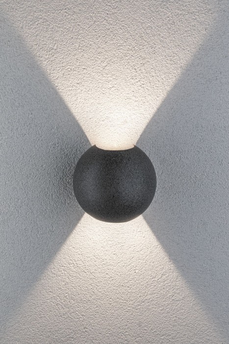 Aplică de exterior Concrea 230V 2x6,5W IP44 beton [3]