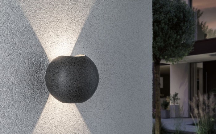 Aplică de exterior Concrea 230V 2x6,5W IP44 beton [5]