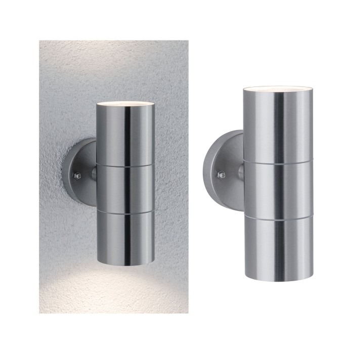 Aplică de exterior Flame 230V IP 44 2x35W GU10, inox [1]