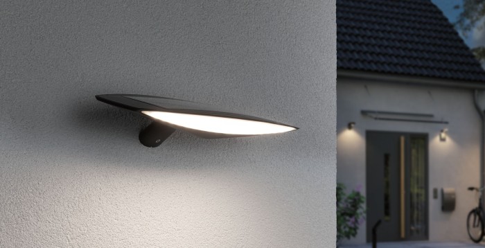 Aplică de exterior solară Kiran IP44 280lm, antracit [3]
