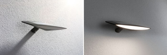 Aplică de exterior solară Kiran IP44 280lm, antracit [4]