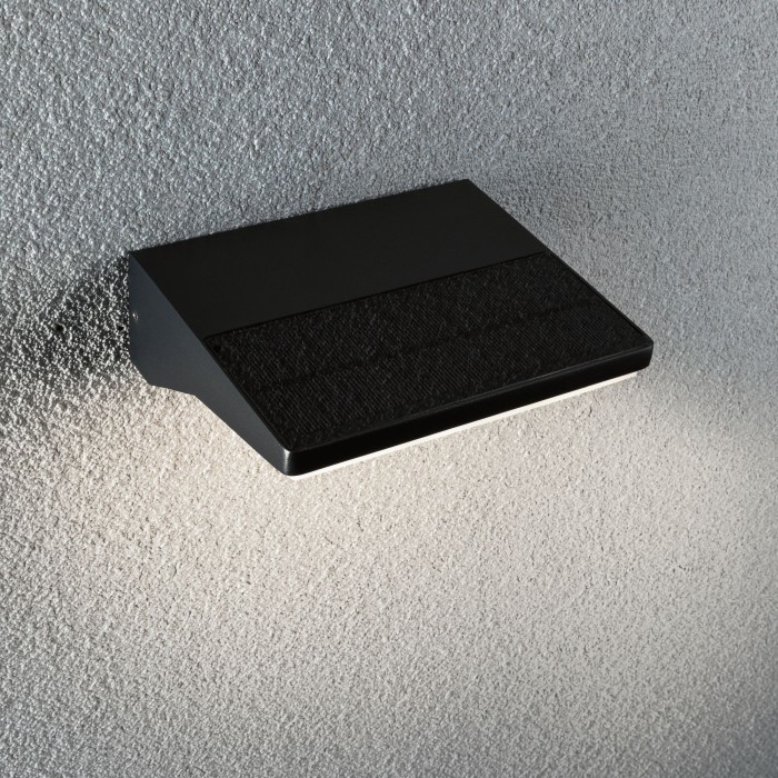 Aplică de exterior solară Ronea 3W IP54 3000K, negru [5]