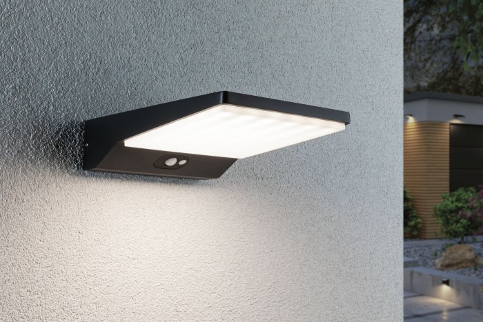 Aplică de exterior solară Ronea 5W IP54 3000K, negru [3]