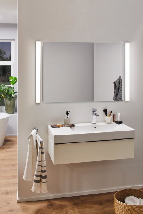 Aplică de oglindă Tova 90, IP44 14W LED crom, temperatură de culoare variabilă [5]