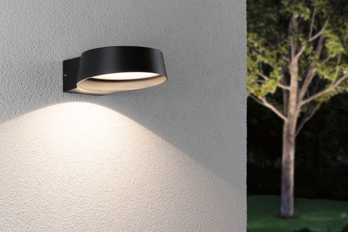 Aplică Capea Grand LED de exterior, IP44, 162x195mm, 3000K, 11,5W, 1050lm, 230V, 108°, antracit [4]