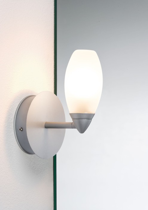 Aplică de baie Carina IP44 max. 28W G9 crom mat/satin 230V metal/sticlă [3]