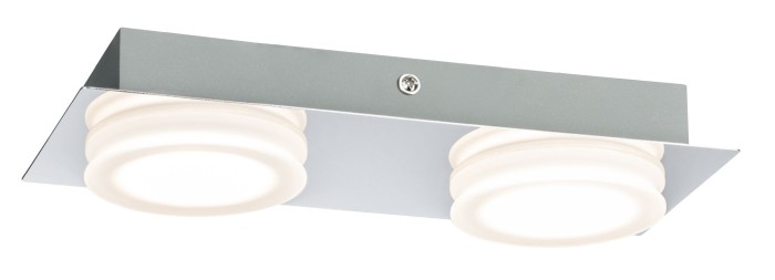 Aplică de baie Doradus IP23 LED 2x4,7W crom 230V metal/plastic [2]