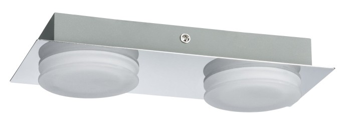Aplică de baie Doradus IP23 LED 2x4,7W crom 230V metal/plastic [4]