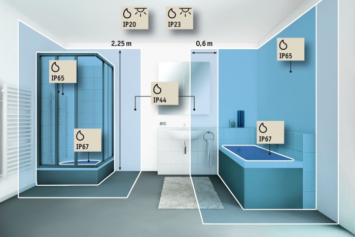 Aplică de baie  Eleon IP44 max. 33W G9 crom/satin 230V metal/sticlă [5]