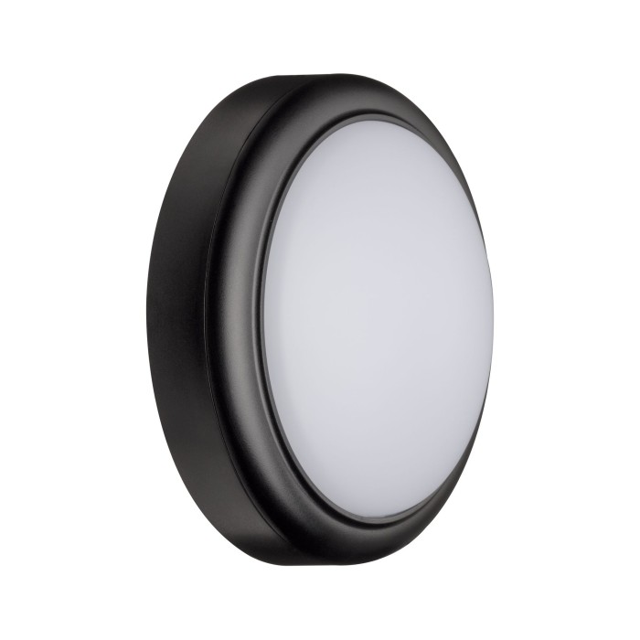 Aplică de exterior 230V IP44 15W 3000K plastic, negru [2]