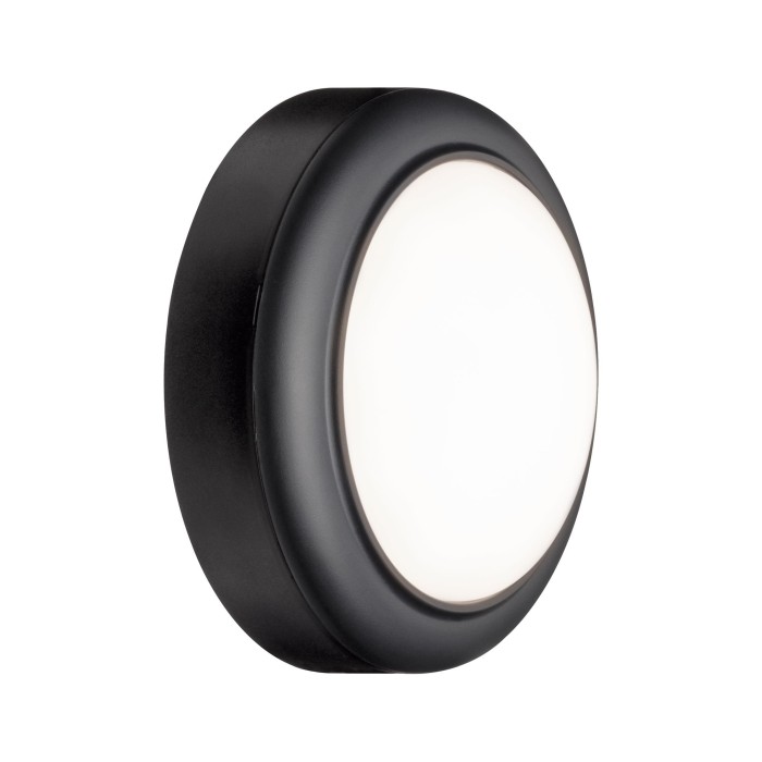 Aplică de exterior 230V IP44 8W 3000K plastic, negru [1]