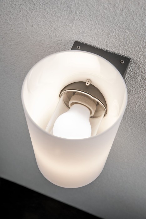 Aplică de exterior 230V Tube IP54 E27 max 15W antracit-alb [5]