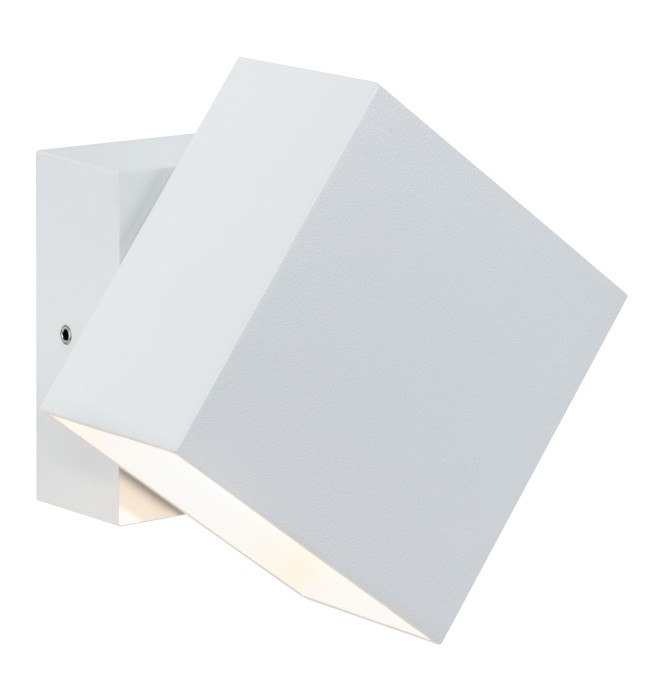 Aplică de exterior Cybo LED 2x3W 230V IP65 100x100mm alb aluminiu [4]