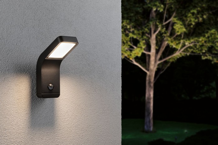 Aplică de exterior LED Kulma, IP44, 230V, 7.5W, antracit, aluminiu, cu senzor de mișcare [5]