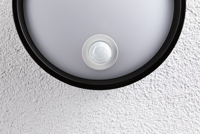 Aplică de exterior LED Platomo, IP44, 230V, 14.5W, negru, plastic, cu senzor de mișcare [5]
