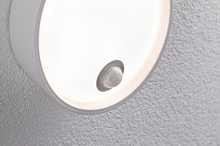 Aplică de exterior LED Platomo, IP44, 230V, 14.5W, alb, plastic, cu senzor de mișcare [4]