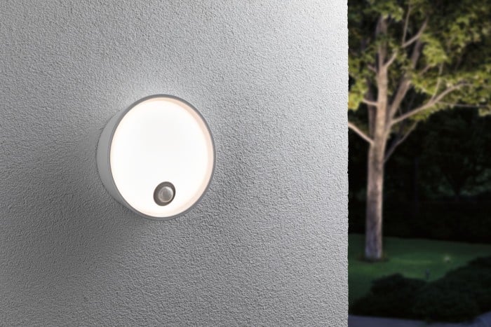 Aplică de exterior LED Platomo, IP44, 230V, 14.5W, alb, plastic, cu senzor de mișcare [7]