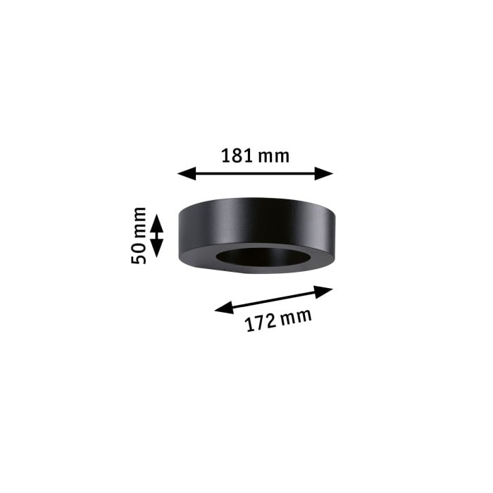 Aplică de exterior LED Renga IP44  181x172mm 3000K 5W 270lm 230V, antracit, aluminiu [5]
