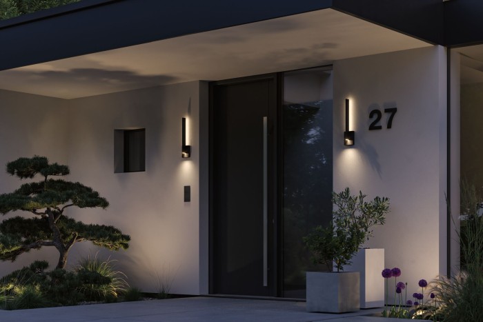 Aplică de exterior Levka LED, IP44, 115x80mm, 3000K, 13,5W, 110lm, 230V, antracit [5]
