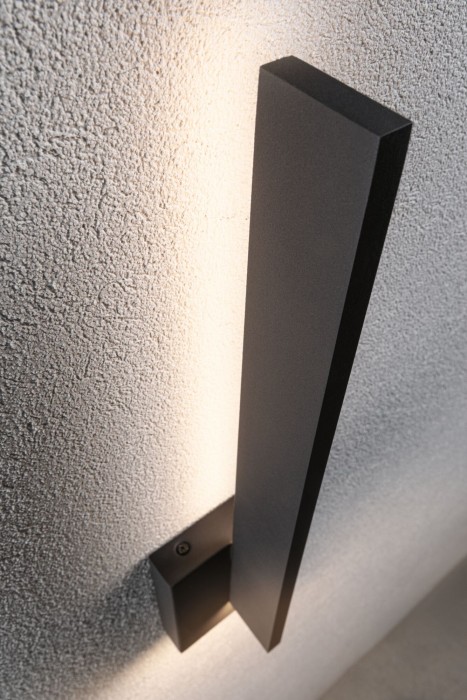 Aplică de exterior Levka LED, IP44, 115x80mm, 3000K, 13,5W, 110lm, 230V, antracit [6]