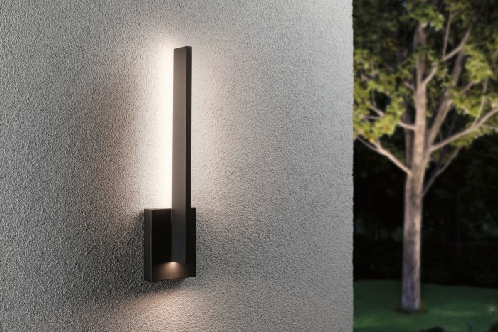 Aplică de exterior Levka LED, IP44, 115x80mm, 3000K, 13,5W, 110lm, 230V, antracit [3]