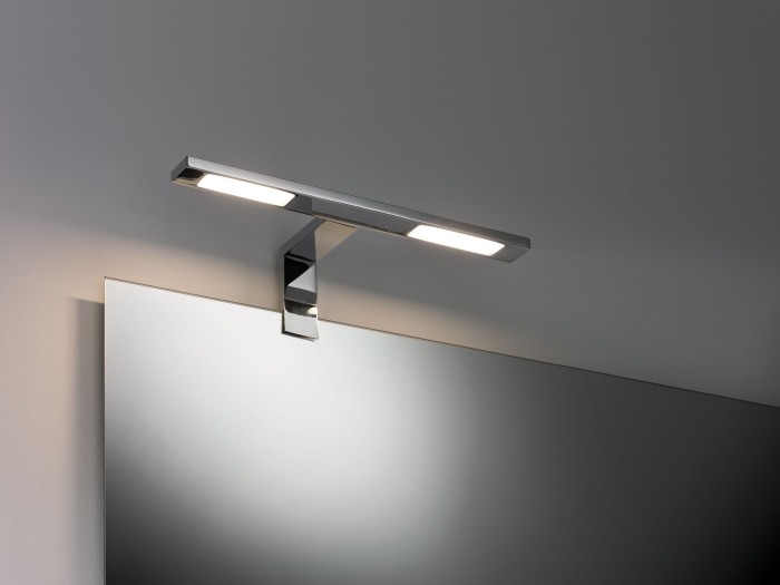 Aplică de oglindă Galeria Double Hook LED 2x3,2W 8VA crom 230V metal [2]