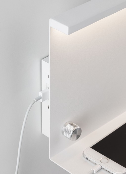 Aplică de pat Jarina LED 4,5W alb 230V metal [4]