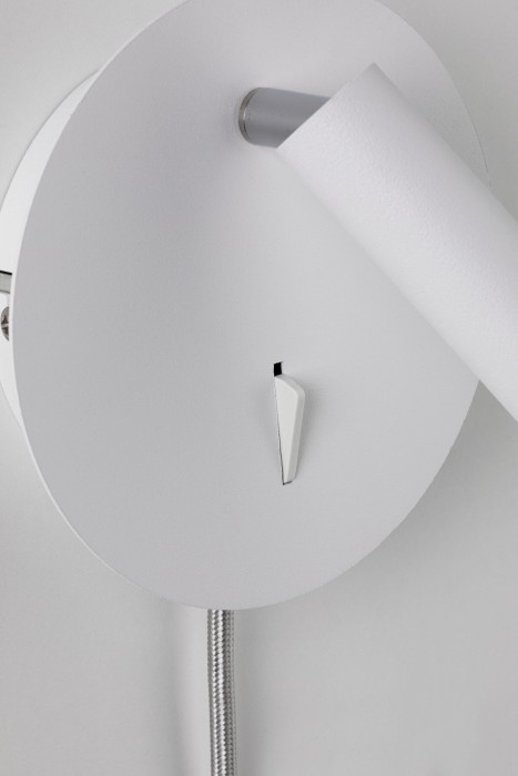 Aplică de pat Tabari LED 4W alb/crom 230V metal [4]