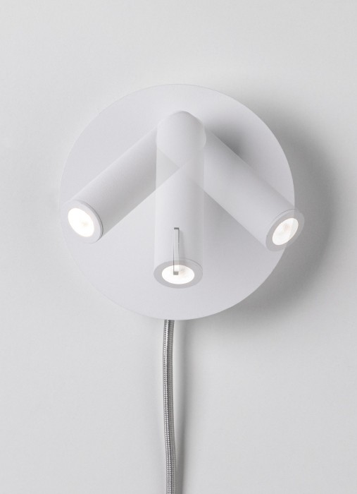 Aplică de pat Tabari LED 4W alb/crom 230V metal [5]