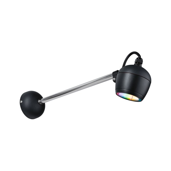 Aplică Kikolo LED de exterior, Smart Home Zigbee, RGBW, IP65, 90mm, RGBW+, 6,2W, 440lm, 230V, antracit [8]