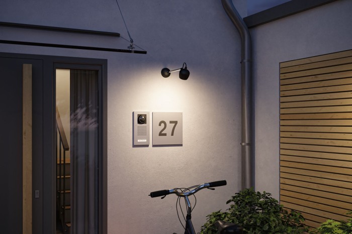 Aplică Kikolo LED de exterior, Smart Home Zigbee, "insect friendly", IP65, 90mm, 6,2W, 400lm, 230V, 80°, antracit, cu temperatură de culoare variabilă [4]