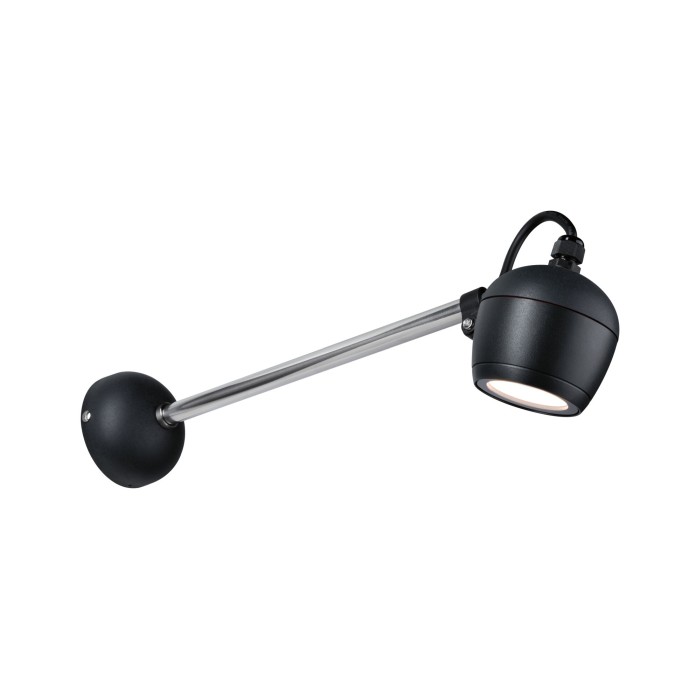 Aplică Kikolo LED de exterior, Smart Home Zigbee, RGBW, IP65, 90mm, RGBW+, 6,2W, 440lm, 230V, antracit [6]