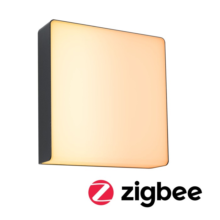 Aplică LED de exterior Azalena, Smart Home Zigbee 3.0, cu senzor de mișcare, IP44, temperatură de culoare variabilă, 8,5W, 700lm, 230V, antracit [3]