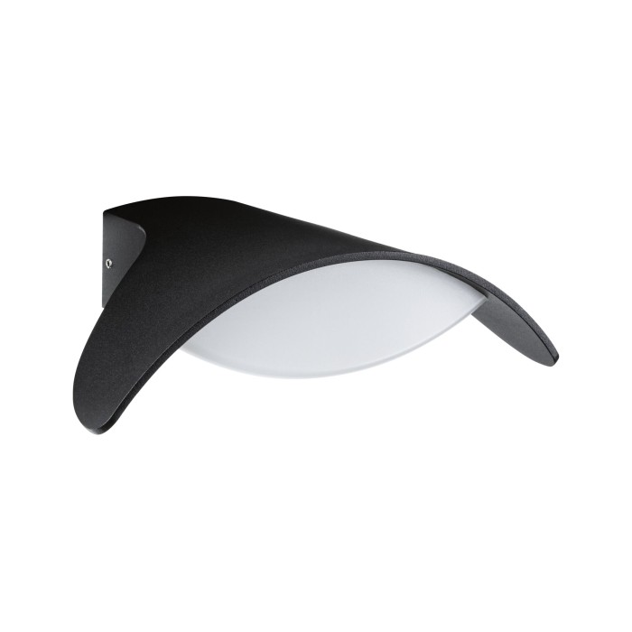 Aplică LED de exterior Mesana, IP44, 240x165mm, 3000K, 12W, 800lm, 230V, antracit [2]