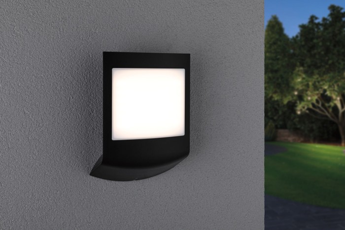 Aplică LED de exterior Padea Dusk cu senzori crepuscular și de mișcare 8,5W, antracit, IP44 [2]