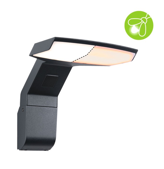 Aplică LED de exterior Zenera, IP44, 2200 - 3000K, 10W, 700lm, 230V, antracit [2]
