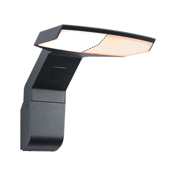 Aplică LED de exterior Zenera, IP44, 2200 - 3000K, 10W, 700lm, 230V, antracit [8]