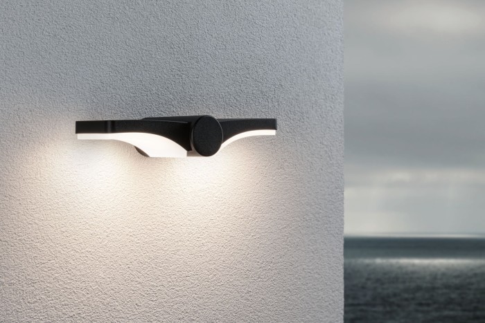 Aplică LED exterior Pekana, IP44, 300x130mm, 3000K, 2x6W, 2x480lm, 230V, antracit [11]