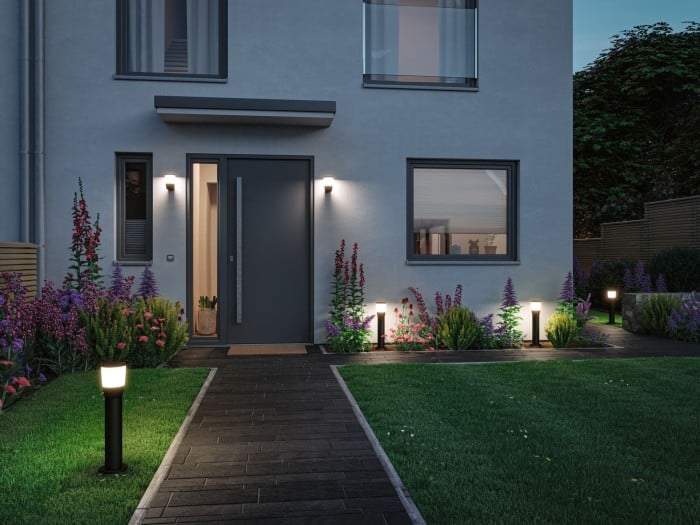 Aplică de exterior Bako LED, IP44, 110x140mm, max. 20W, 230V, antracit, aluminiu [6]