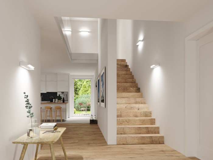 Aplică LED Lucille, cu flux luminos variabil în 3 pași, IP44, 2700K, 230V, 11,5W, alb [14]