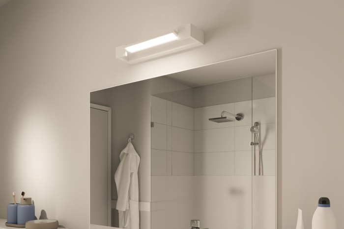Aplică LED Lucille, cu flux luminos variabil în 3 pași, IP44, 2700K, 230V, 11,5W, alb [13]