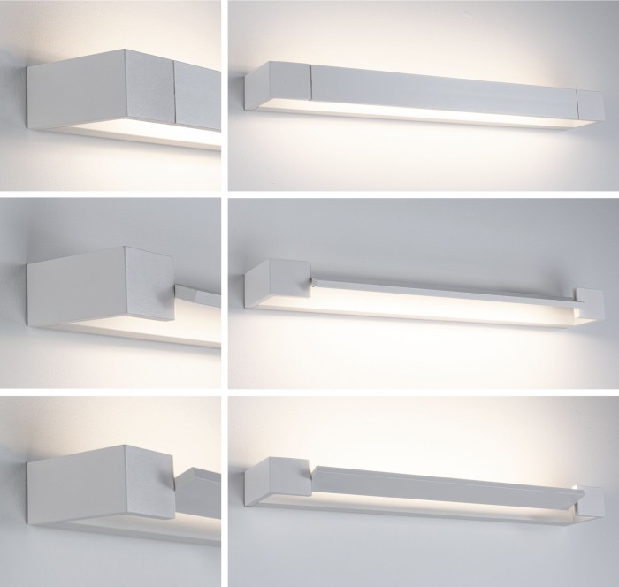 Aplică LED Lucille, cu flux luminos variabil în 3 pași, IP44, 2700K, 230V, 18W, alb [8]