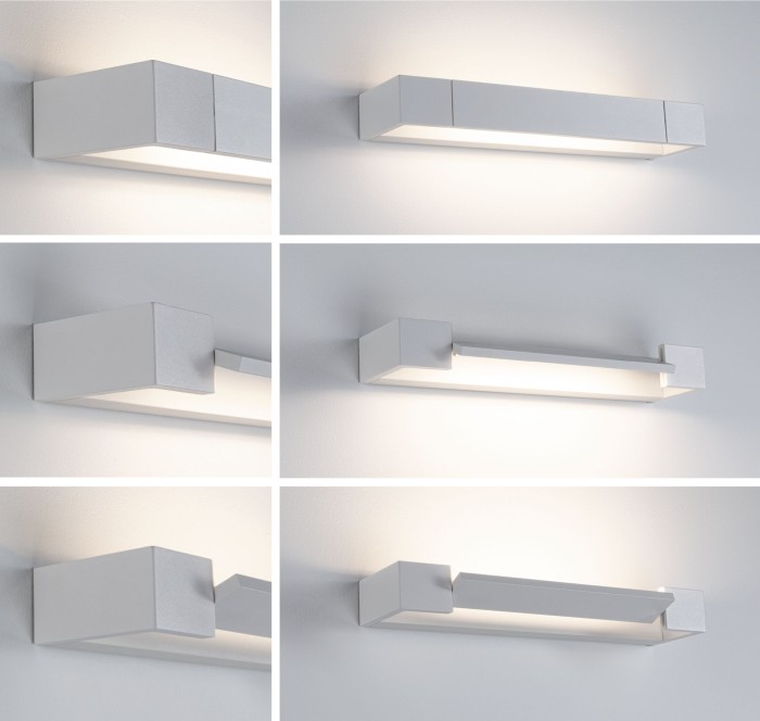 Aplică LED Lucille, cu flux luminos variabil în 3 pași, IP44, 2700K, 230V, 11,5W, alb [8]