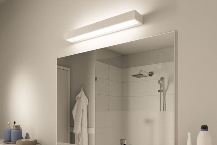 Aplică LED Lucille, cu flux luminos variabil în 3 pași, IP44, 2700K, 230V, 18W, alb [12]