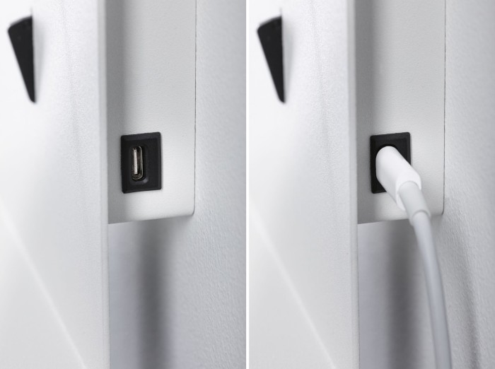 Aplică LED Malena USB C, GU10, 230V, max. 5W, alb mat [6]