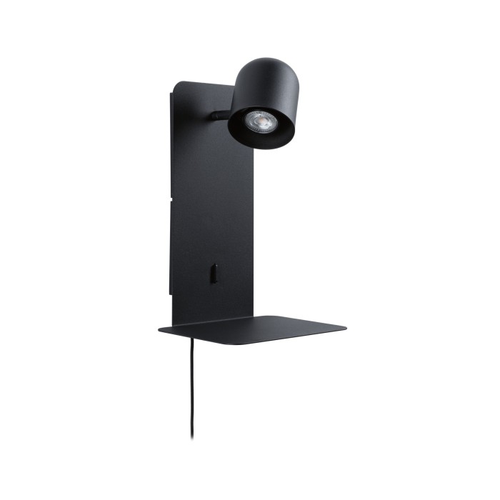 Aplică LED Malena USB C, GU10, 230V, max. 5W, negru mat [3]