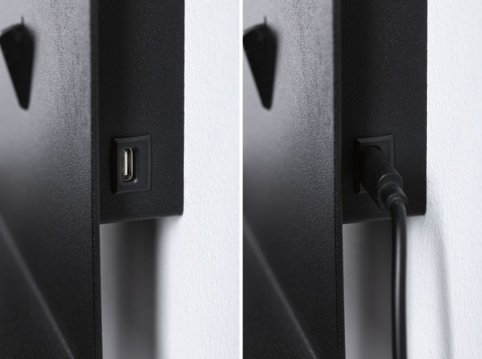 Aplică LED Malena USB C, GU10, 230V, max. 5W, negru mat [5]