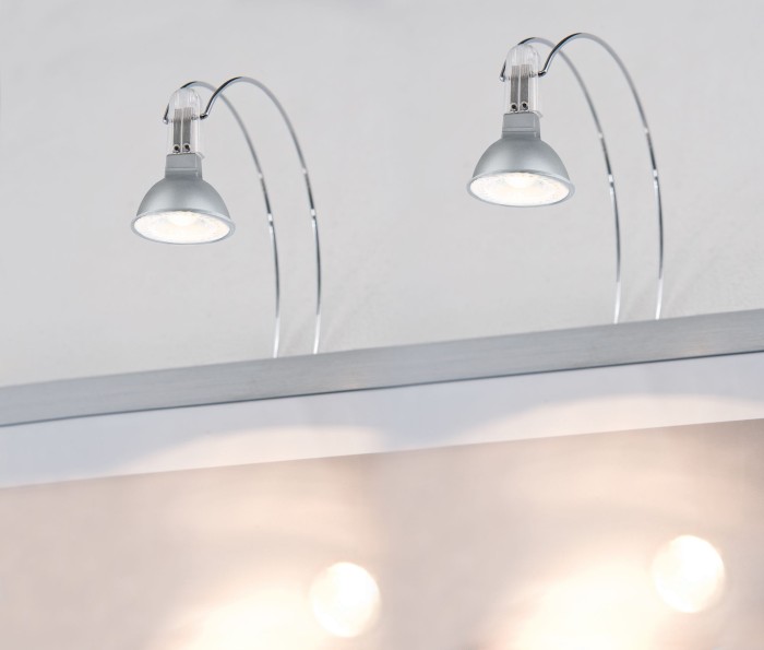 Aplică LED pentru tablouri II 2x4W GU5,3, crom [5]