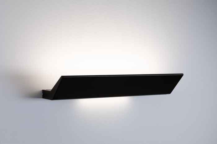 Aplică LED Ranva, cu flux luminos variabil în 3 pași, 2700K, 230V, negru mat [5]