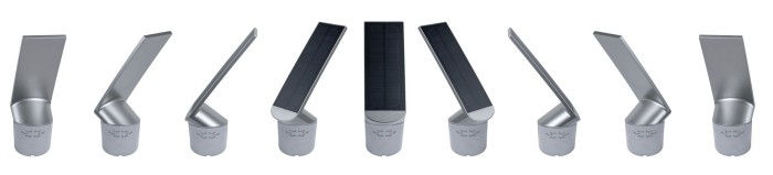 Aplică solară Ilias IP44 3000K 100lm, cu senzor de mișcare, antracit [5]